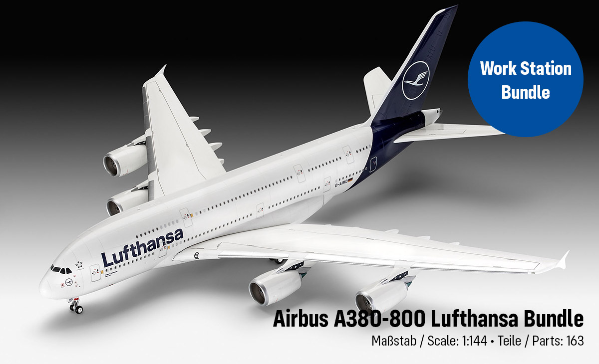 Airbus A380-800 Lufthansa + Workstation