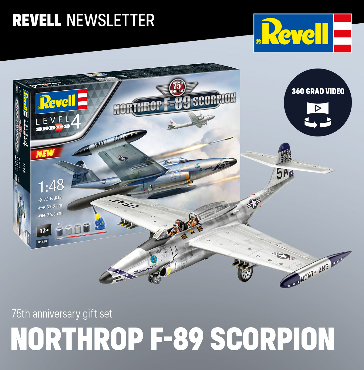 Geschenkset - Northrop F-89 Scorpion 75th Anniversary